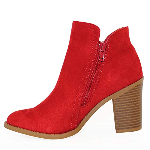 Image of TRENDSUP Women's Fashion Side Zipper Booties