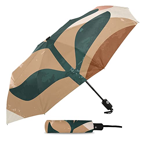 Mmllzel Tropical Leaves Summer Umbrella For Outdoor Fully-Automatic Eight Strands Umbrellas For Printed Umbrella #TOP1