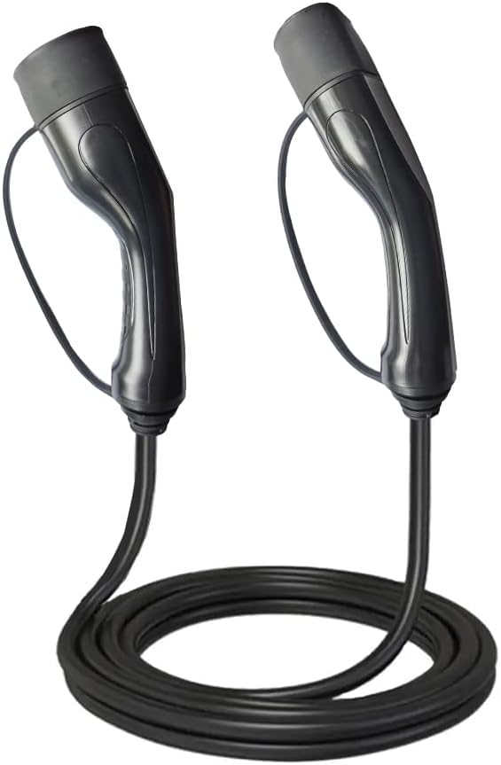 MECHARGE Type 2 to Type 2, 32Amp, 3-Phase, 5 meter, Black colour, 2KW cable.