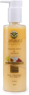Vanaura Organics body lotion moisturizing lotion Passion Fruit and Saffron Skin Repairing Rich Moisturizing Body Milk Crea... Price In India