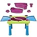 Produktbild Keter Fun Table Sandkastentisch Aufklappbarer Kindertisch Spieltisch 79 x 56 x 50 cm (Grün / violett)