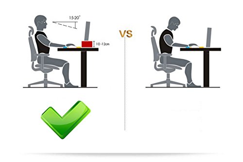 Assemblable Wooden Laptop Notebook Computer Monitor Riser Stand Office Desktop Storage Wood Monitor Base Neck Guard Storage Rack Organizer Cherry Wood