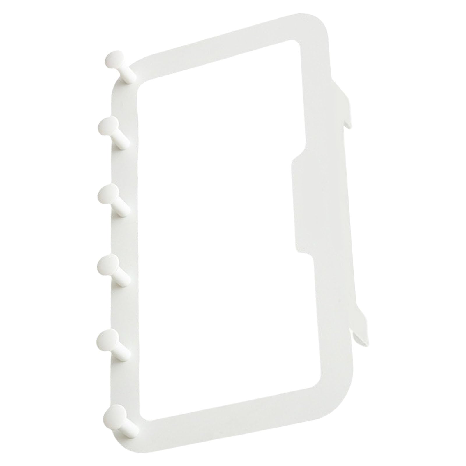 Hsioluted Sturdy Adhesive Door Hook Rack Multifunctional Over Door Hanger for Hanging Clothes Towels and Hats in Any Room Clothes Towel Hat Hook