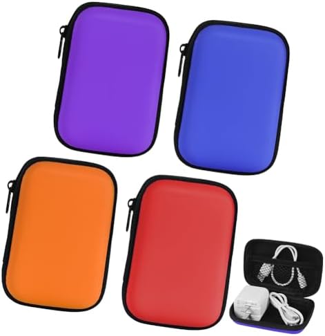 Aolso 4 Stück Spielkarten Box, Kartenbox Spielkarten etui, Tragetasche für UNO Karten Aufbewahrungsbox, flip case für Kartenspiele UNO, schützt Karten vor Nässe und Staub, kartensc