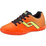 TECNOPRO Unisex-Kinder Fußball-Schuhe Indigo IN Jr. Fußballschuhe, Orange (Orange/Black/Yellow)