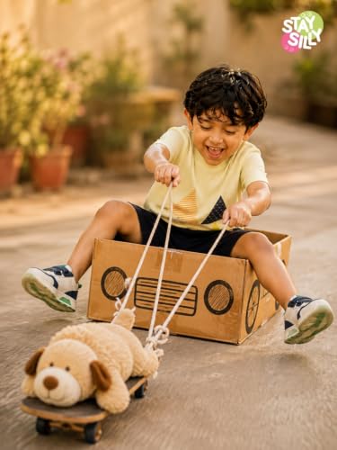 Image of Pilolo Kids Soft Cotton Lycra Pocket T-Shirt for Boy's