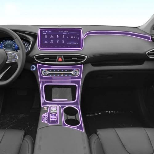 Film de protection console centrale Hyundai Santa Fe 2019-2022 pour préserver votre intérieur