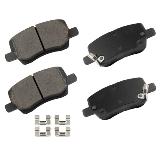 Image of cciyu D1929 Front Ceramic Disc Brake Pads Kit For Chevrolet For Sonic 2018-2020
