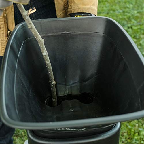 Earthwise GS70015 15-Amp Garden Corded Electric Chipper, Collection Bin