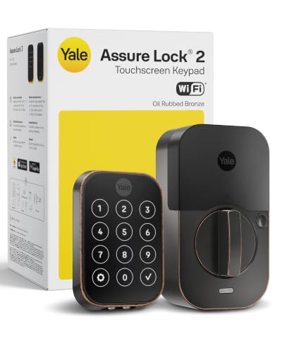 Image of Yale WiFi Smart Lock Deadbolt with Keypad, Keyless Entry, Oil Rubbed Bronze