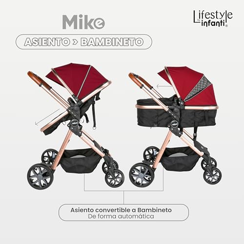 carriola mike roja bambineto