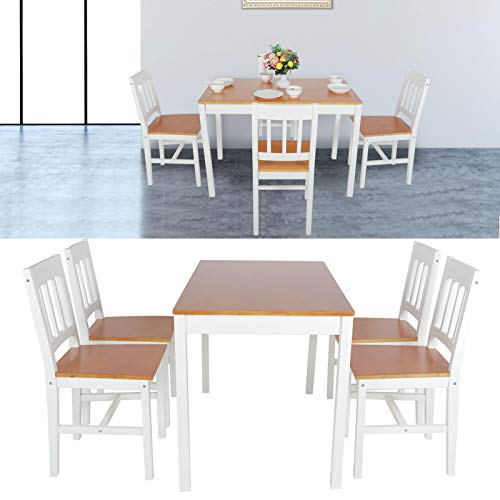 Buy Wooden Dining Table Chairs Set, Antique Pine Wood Dining Table Set