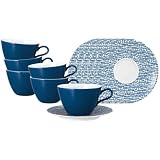 Seltmann Weiden Life Fashion Milchkaffeetassen mit Untertassen 6er Set...