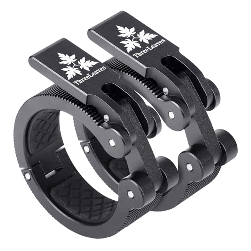 Olympic Barbell Clamps 2 Inch.Aluminum Alloy Exercise Collars For Weightlifting.Secure and Quick-Release Weight Clips for Intense Weightlifting Sessions.