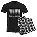 CafePress Just One More Level Pajamas Novelty Men's Pajama Set, Comfortable PJ Sleepwear With Checker Pant