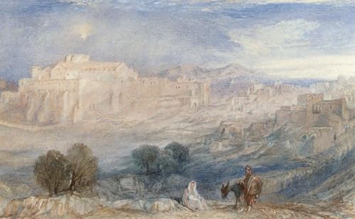 Tableau d'Art Fuite en Égypte Turner Déco Murale Toile 60x90cm