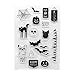 Produktbild lixiaoxuty Stanzformen Halloween Silikon Klar Siegel Stempel für Karte Machen Scrapbooking Kohlenstoffstahl Hochzeit Prägeschablone DIY Handwerk Dekor Geschenk