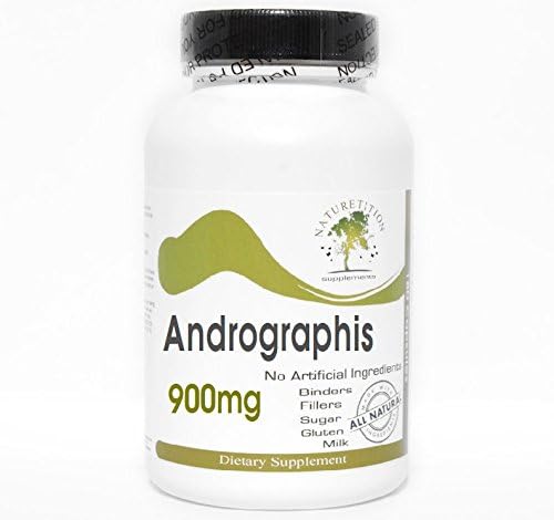 Andrographis 900mg ~ 200 Capsules - No Additives ~ Naturetition Supplements