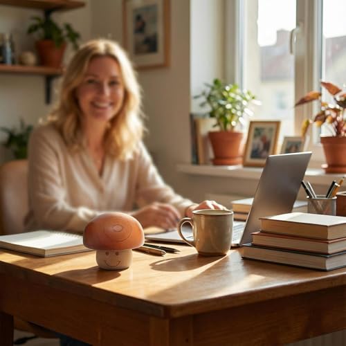 Caja de música para mujer en forma de seta para decorar tu sala de estar 4