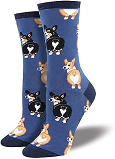 Socksmith Corgi Butts Blue One Size