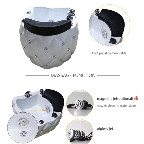 Deep Foot Bath Spa con masaje y ducha automática miniatura 4