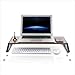 Upergo Monitor Stand Riser, Desktop ,Ergonomic Computer Riser Monitor Stand with Aluminum Feet for Laptops, Printers, PCs, Small TVs, Keyboard Storage, Monitor Riser Desk Organizer for Home & Office
