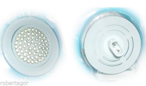 gadgetsforyou . Spot Blanc à Encastrer 48 LED 4 W 4 W 230 V Blanc Chaud 3500 K Kelvin