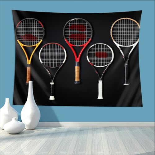 Tapisserie tennis SEEKJOYS idée cadeau Saint-Valentin pour chambre