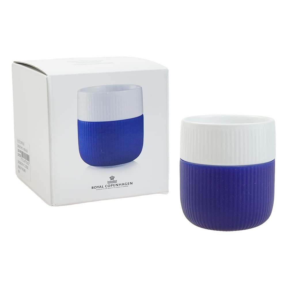 Royal Copenhagen Blue Fluted Mega mok, porselein, blauw, 12,6 cm