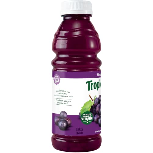 Image of Tropicana Juice Drink, Grape, 182.4 Fl Oz (Pack of 12)