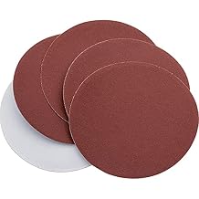 Shop Fox D1306 5" Diameter Psa Aluminum Oxide Disc 220 Grit, 5-Pack