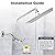 PDPBath 12" Rain Shower Head with Upgrade Adjustable Extension Arm, 304 Stainless Steel High Pressure Rainfall Showerhead, All Metal Large Square Waterfall Fixed Showerhead for Bathroom - Chrome