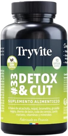 DETOX&CUT Quemagrasas Potente Para Adelgazar Rapido y Efectivo Mu...