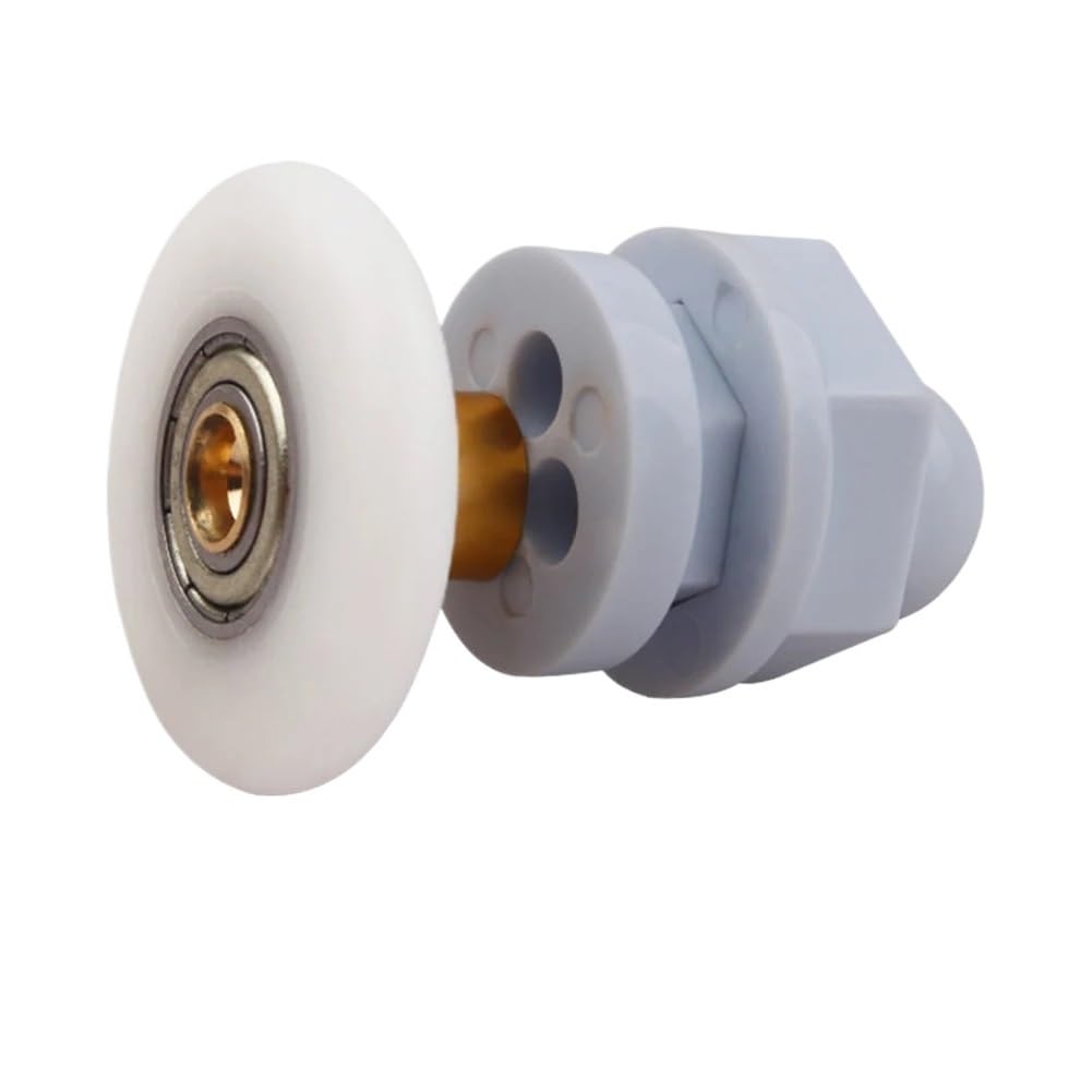 Shower Door Rollers 4pcs Shower Door Rollers/Runners/Wheels 19/23/25/27/29mm Wheel Diameter Roller Rooms Cabins Pulley(19mm)