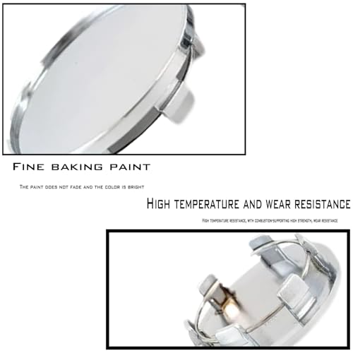 1 Pack 4 Pcs Wheel Center Hub Caps Cover,Snap-in Silvery Car Wheel Center Caps, Rim Hub Caps for Car, SUV,Truck.