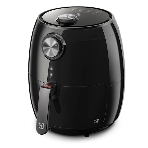Fritadeira Elétrica sem oleo Electrolux Air fryer 4,5L 8 receitas pré-sugeridas desligamen... Fritadeira Elétrica sem oleo Electrolux Air fryer 4,5L 8 receitas pré-sugeridas desligamen...