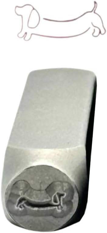 Metal Designs Stamps Punching Tool Intricate Metal Stamps with Dog for Creating Jewelry and Craft Designs