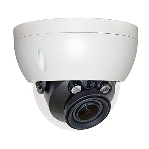 4MP POE IP Dome Camera IPC-HDBW4433R-ZS 2.7-13.5mm, Motorized Varifocal Lens Optical Zoom Outdoor Security Camera with SD Slot H.265 IP67, IK10
