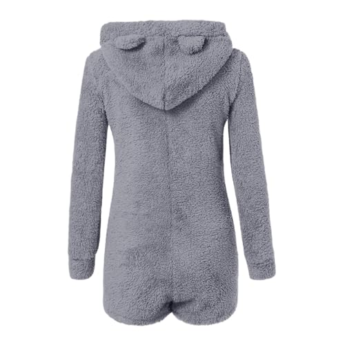 Mono con capucha largo para dormir cómodo en casa este invierno 4
