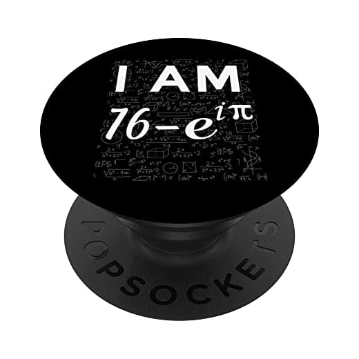 77 cumpleaños regalo Identidad de Euler matemático 77 años PopSockets PopGrip Intercambiable