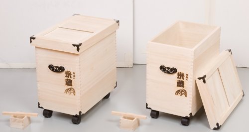 Amazon | 純和風 桐製 米びつ 「 米蔵 シリーズ 」 20kg用 GL-20（ 一