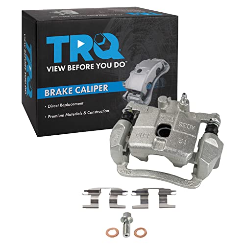 Image of TRQ Rear Right Brake Caliper w /Bracket Passenger Side