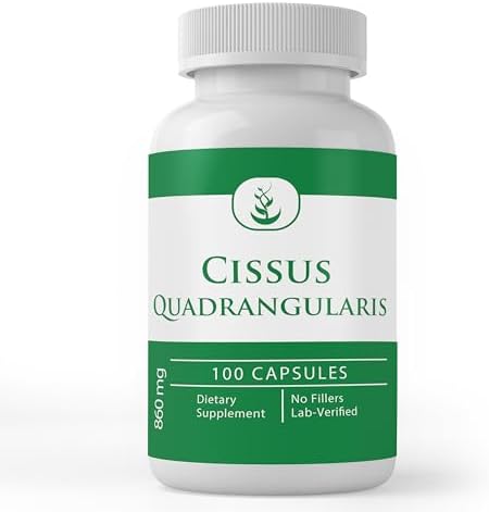 Organic Cissus Quadrangularis Capsules - Pure, High Quality Supplement From India