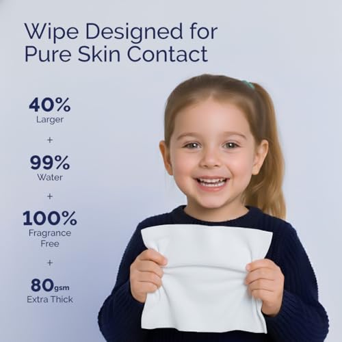 Image of Hoppi Flushable Wipes for Toddlers, 224 Count