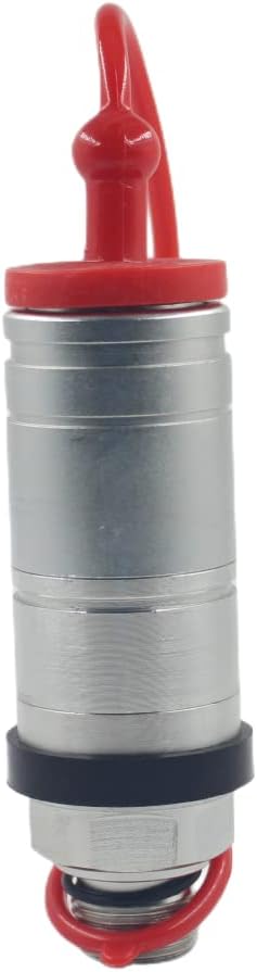 Pull Push Type Breakaway Hydraulic Female Quick Coupler/Coupling, Hydraulic Quick Disconnect with Dust Cap Replacement for JD AL166181 AL200979 for JD 6410 6400 6420 7430