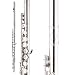 Kaizer Flute C Key 1000 Series Closed Hole Nickel Silver New 2018 Model Student Flute FLT-1500NK