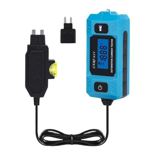 Probador de corriente para automóviles con pantalla LCD y luz frontal para detectar fallas 48V