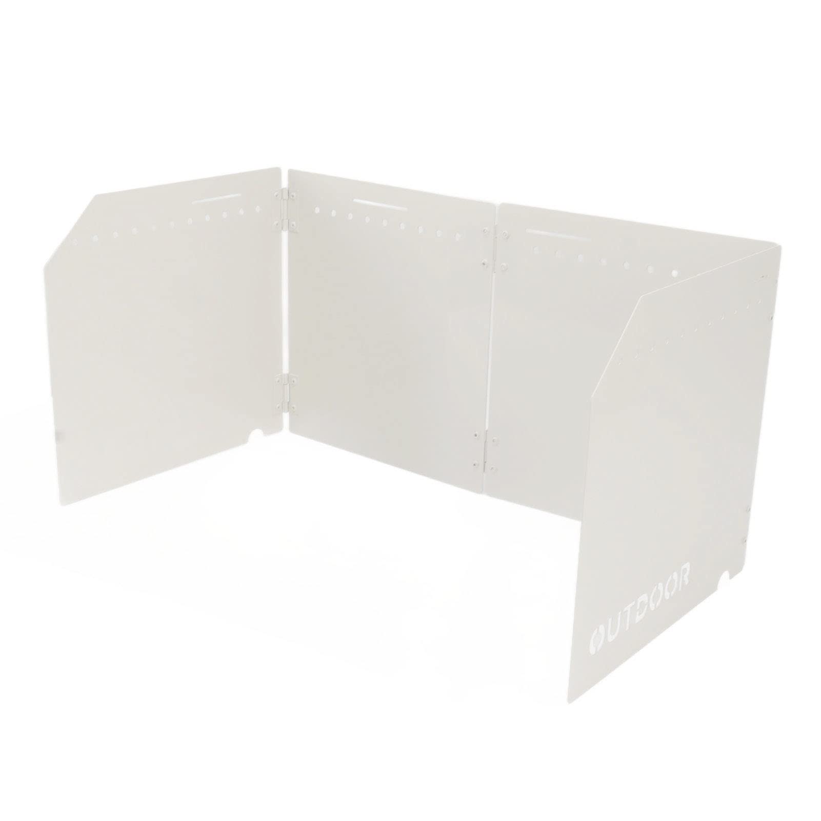Camping Windschutz Faltbar – 90x46 Cm, Winddichte Scheibe Für Grill, Picknick & Garten, Grün