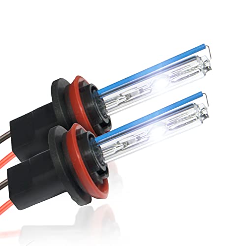Image of AC HID Xenon Replacement Bulbs - H11 5000K - Bright White (1 Pair)