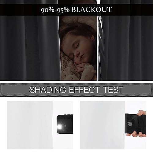 Image of RYB HOME White Velvet Curtains 84 inch, 2 Layers Room Darkening Window Curtains for Living Room Thermal Insulated Privacy Backdrop with Pleat Tape, White, W48 x L84 inch, 1 Panel